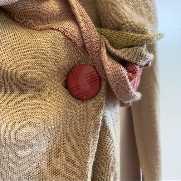 Anthro Knitted & Knotted Hues Unfolding Cardigan - Picture 5 of 10